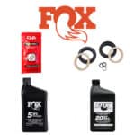 Pack joints Fox Low Friction + huile Fox 5W Teflon + Fox 20W Gold + graisse Slick Kick RSP 8g