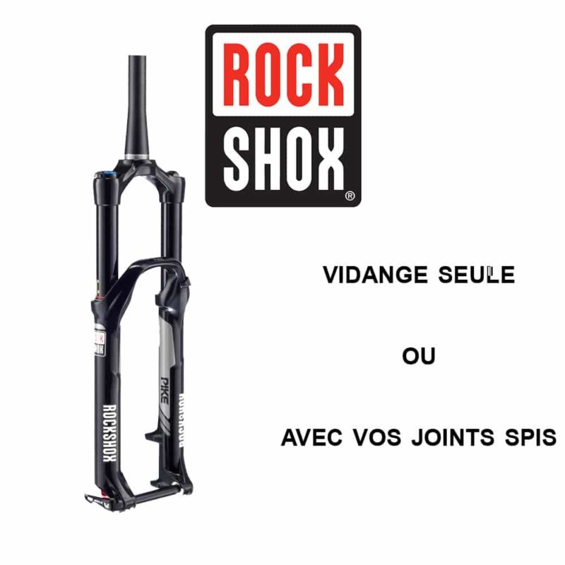 Entretien fourche VTT Rock Shox