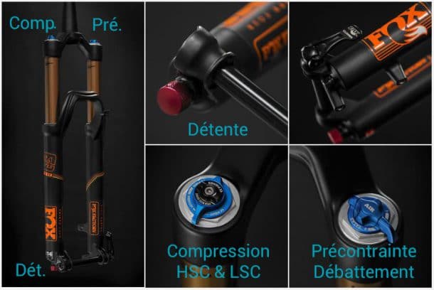 Levier De Verrouillage à Distance Pour Fourche VTT - Compatible Axon, Epicon, Raidon, XCR, NCX - Noir - 14