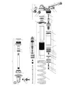 Eclates de l'amortisseur Rock Shox Vivid B1 Ressort - à partir de 2014