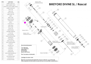 Vue éclatée: Kit Upper Saddle Clamp Bike Yoke DIVINE SL